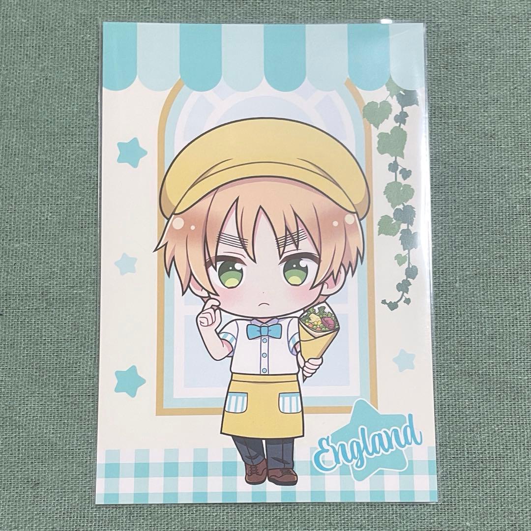 ヘタリア アモクレープ amo crepe 特典ポストカード イギリス - メルカリ