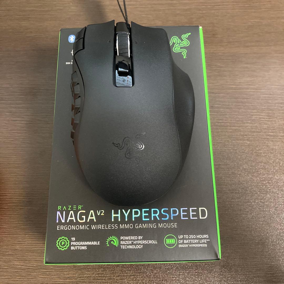 マウス・トラックボール Razer Naga V2 Hyperspeed Naga V2 HyperSpeed USB無線/Bluetooth対応 他ボタン ワイヤレス