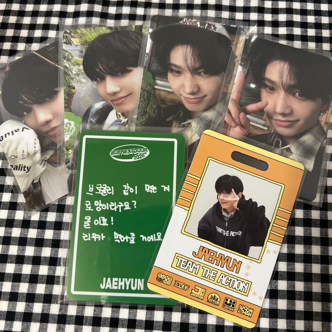 BOYNEXTDOOR 2026 シーグリ TheAction ジェヒョントレカ - メルカリ