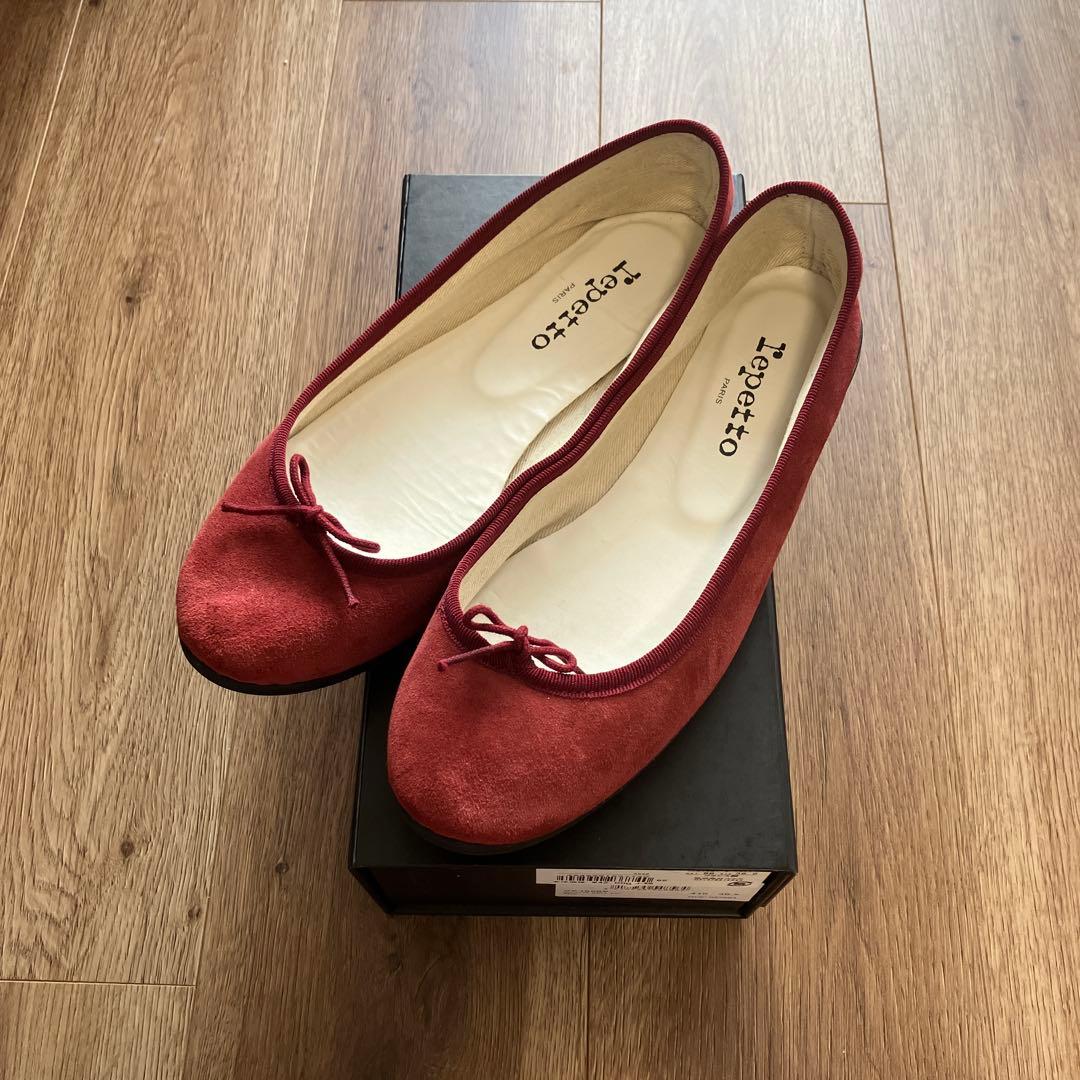 裏張り済み repetto(レペット)バレエシューズ 40サイズの通販はau PAY