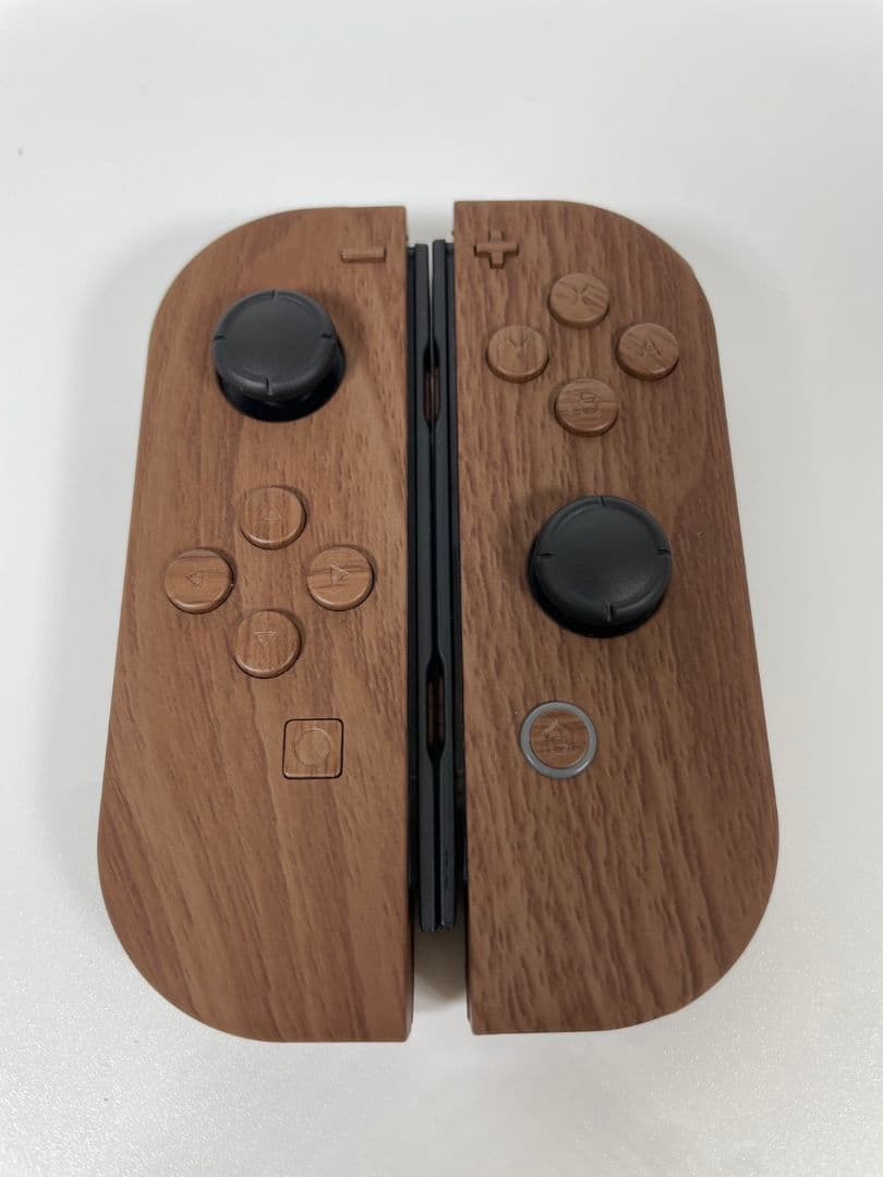 Switch ジョイコン 木目柄 カスタム - メルカリ
