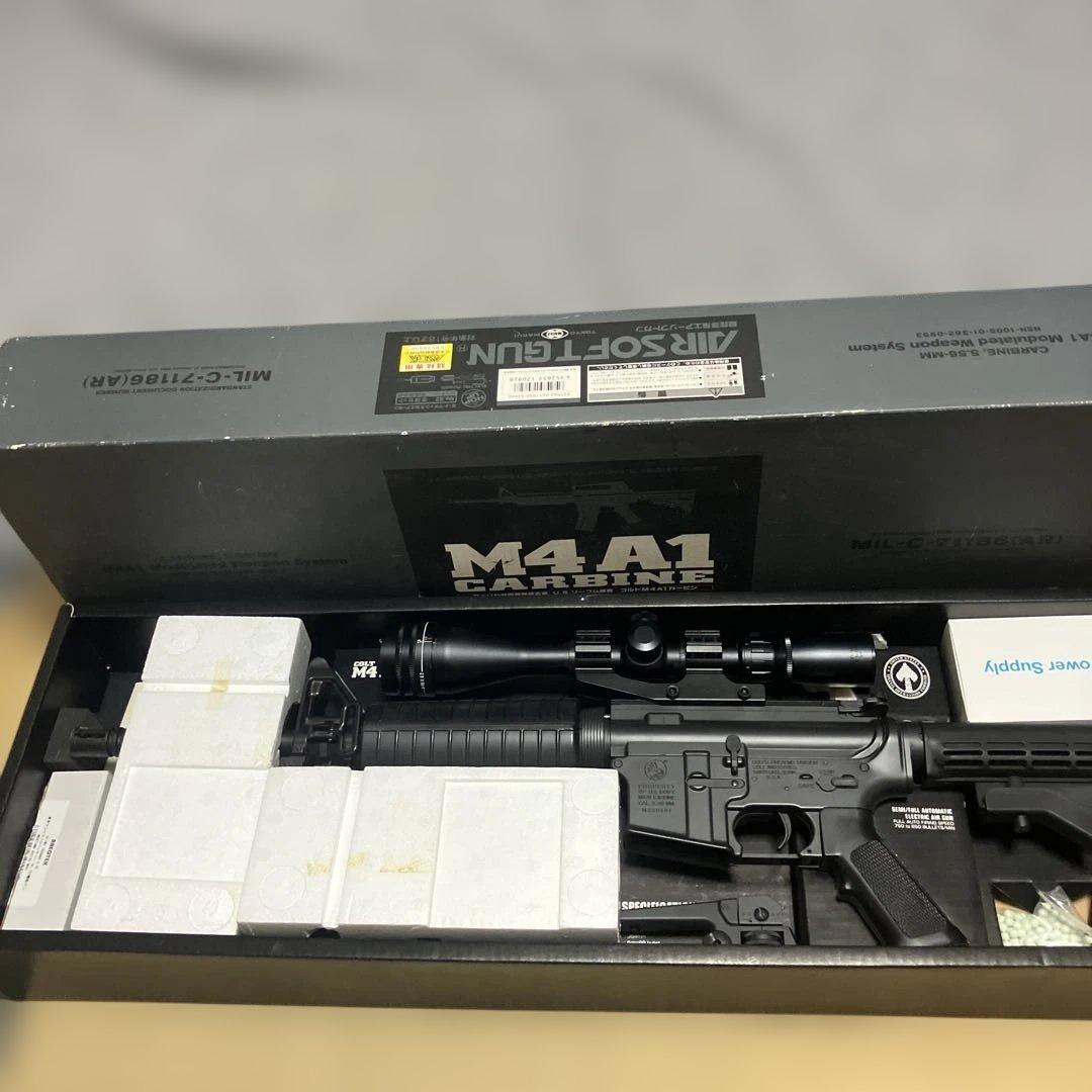 東京マルイスタンダード電動ガンM4A1美品動きます豪華セットキャロム