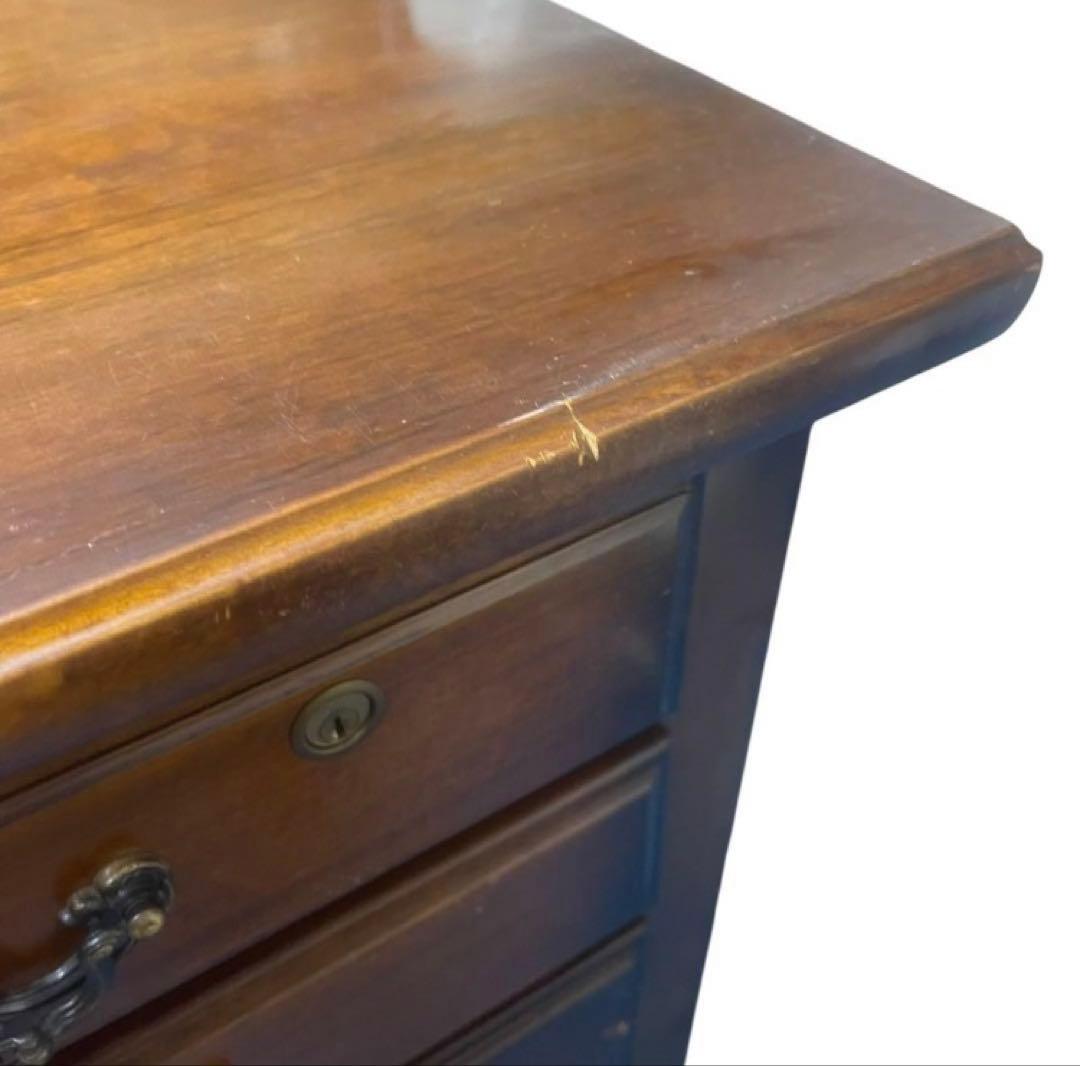 近畿限定無料配送 カリモク デスク 机 書斎 レトロ 木製 アンティーク