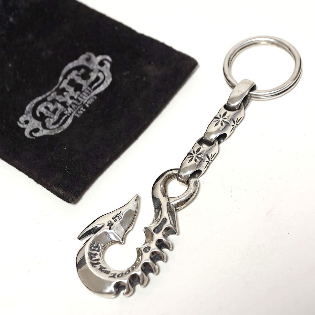Bill Wall Leather フィッシュフック キーチェーン SV925 ビルウォールレザー Bill Wall Leather BWL フィッシュフック ラージ