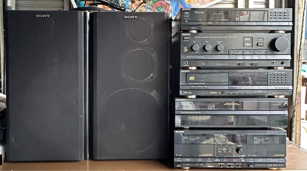 SONY LBT-V715 バブルコンポ システムコンポ ＜ジャンク品＞希少