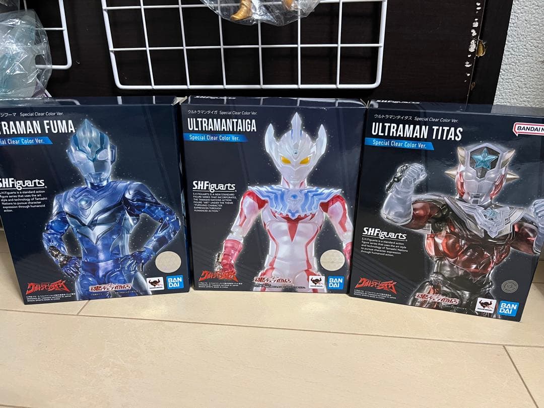 SHFiguarts ウルトラマンタイガ フーマ タイタス クリアカラーセット S.H.Figuarts 【抽選販売】ウルトラマンタイタス Special Clear Color