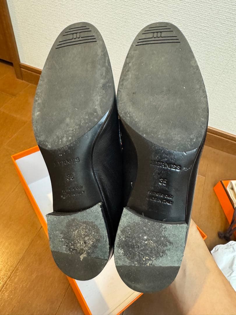 Ringo様専用♡HERMES モカシンパリ 35 美品 - メルカリ