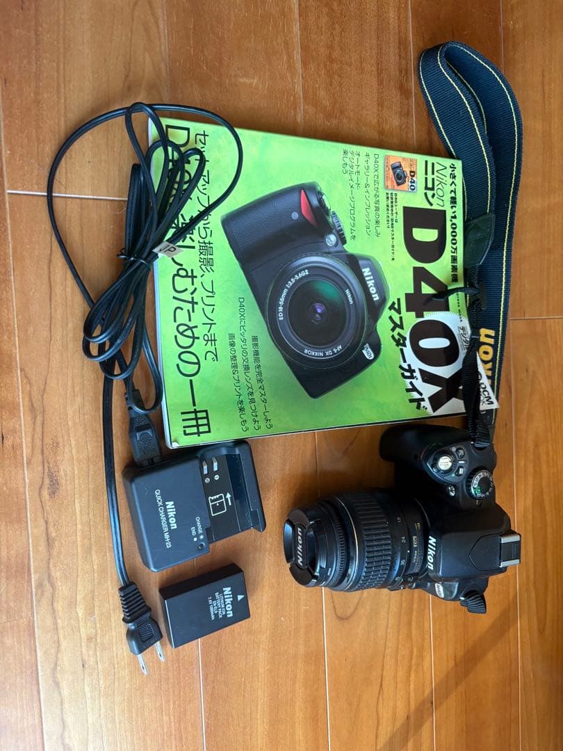 【撮影確認済】Nikon D40X レンズキット（マスターガイド付）ジャンク扱い Amazon | Nikon デジタル一眼レフカメラ D40X レンズキット D40XLK