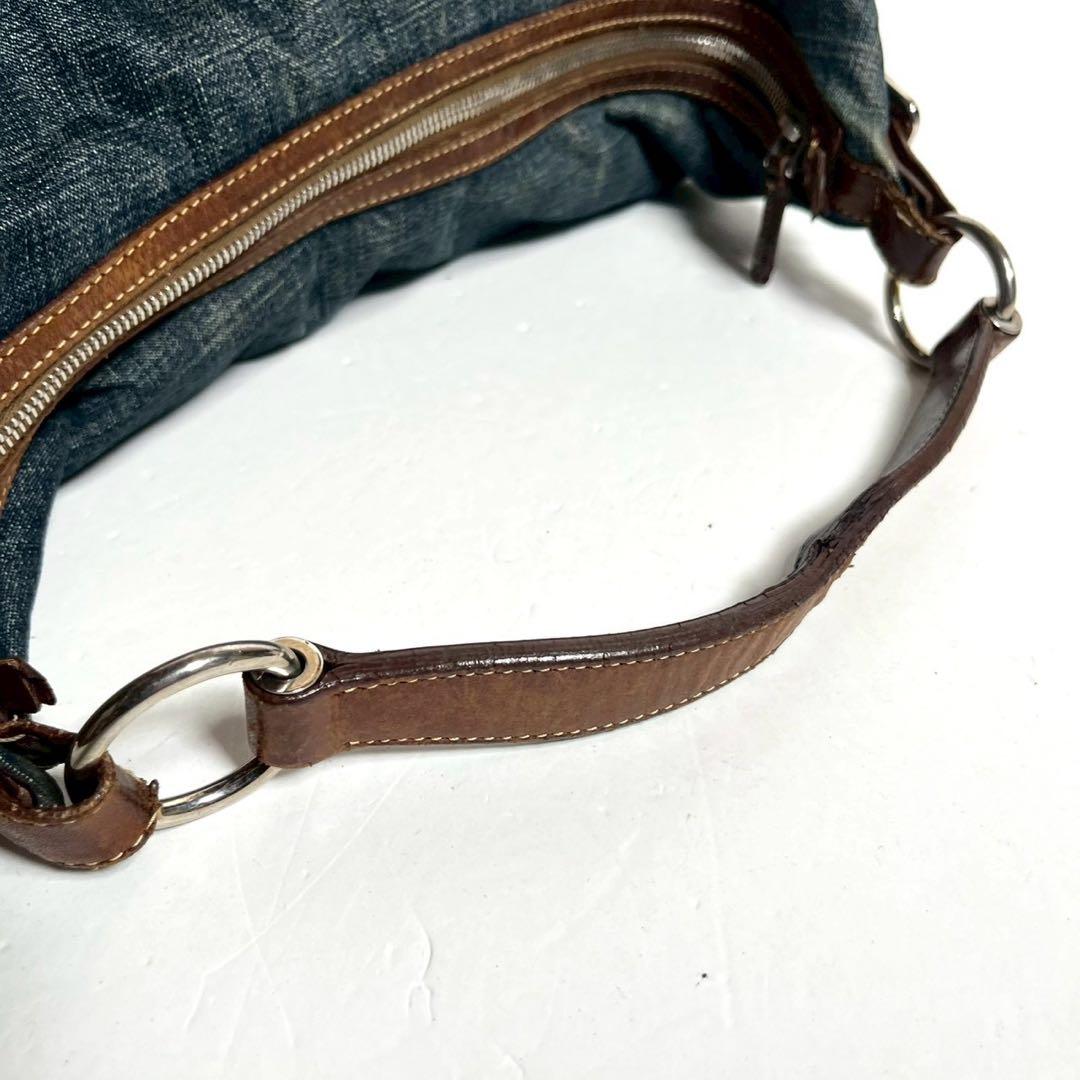 超希少✨】プラダ ホーボー ワンショルダーバッグデニム 肩掛け