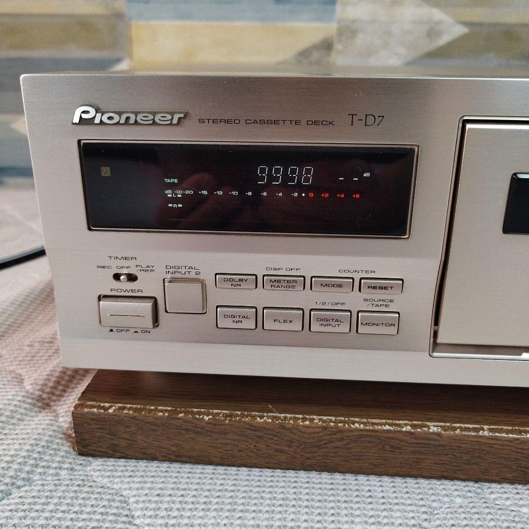 パイオニアT−D7カセットデッキ デジタル・プロセシング 3ヘッド