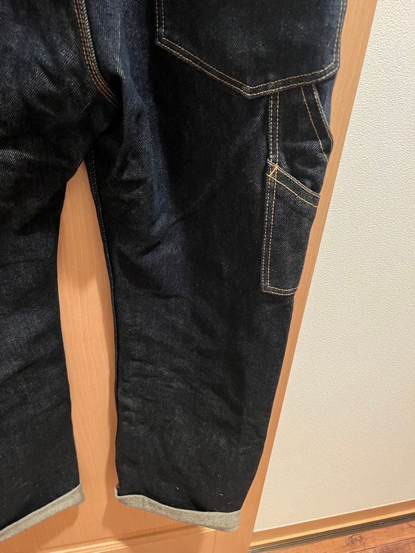 IRON IRON HEART 21ozオーバーオール W36 L34 HEART 21oz