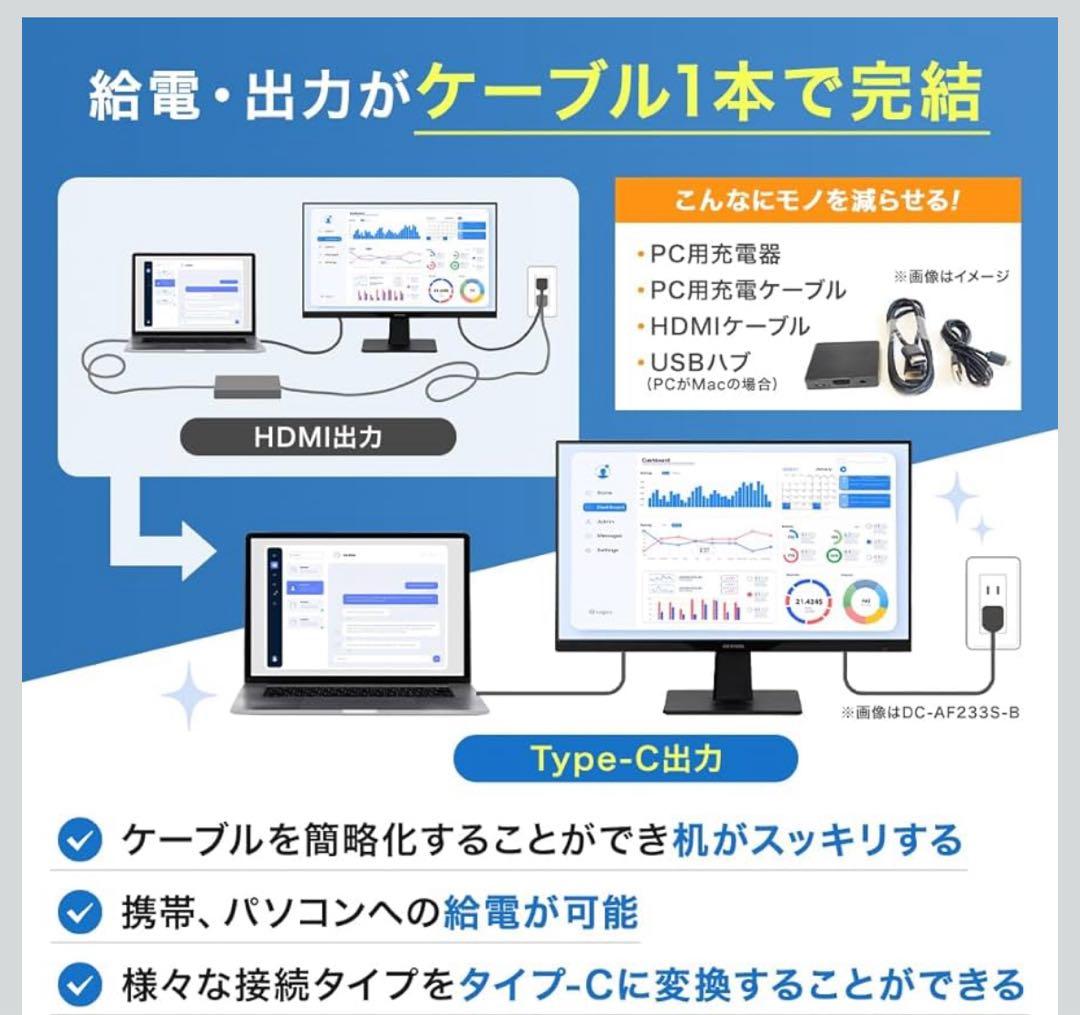 アイリスオーヤマ モニター 23.8inch