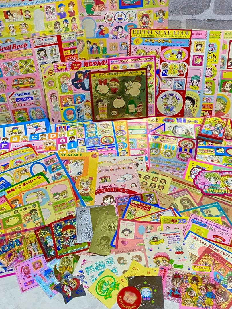 ☆希少☆ りぼん 付録 シール 90年代 平成レトロ 少女漫画 - メルカリ