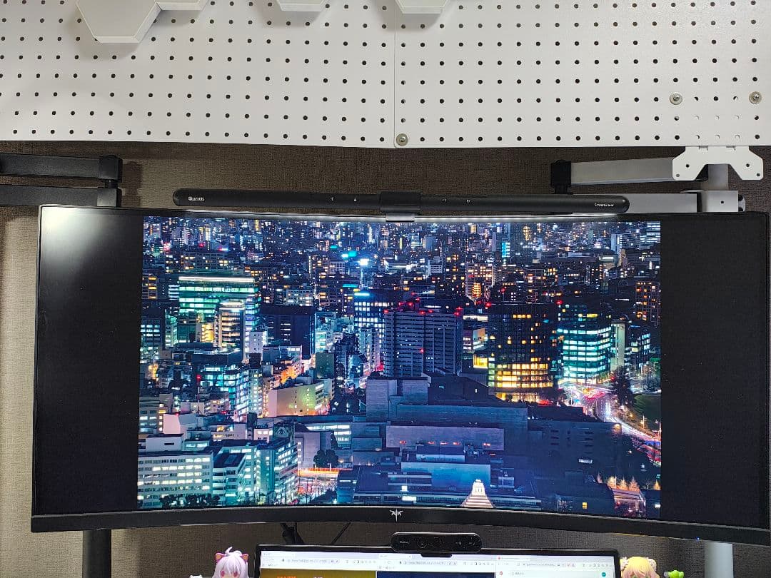 KTC H34S18S WQHD 34インチ モニターアーム付 KEY TO COMBAT KTC 34インチ 曲面ゲーミングモニター UWQHD超ワイド