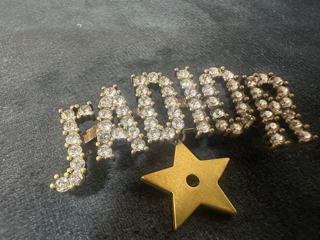 NR/7.30/10 DIOR ブローチ　スター　ラインストーン