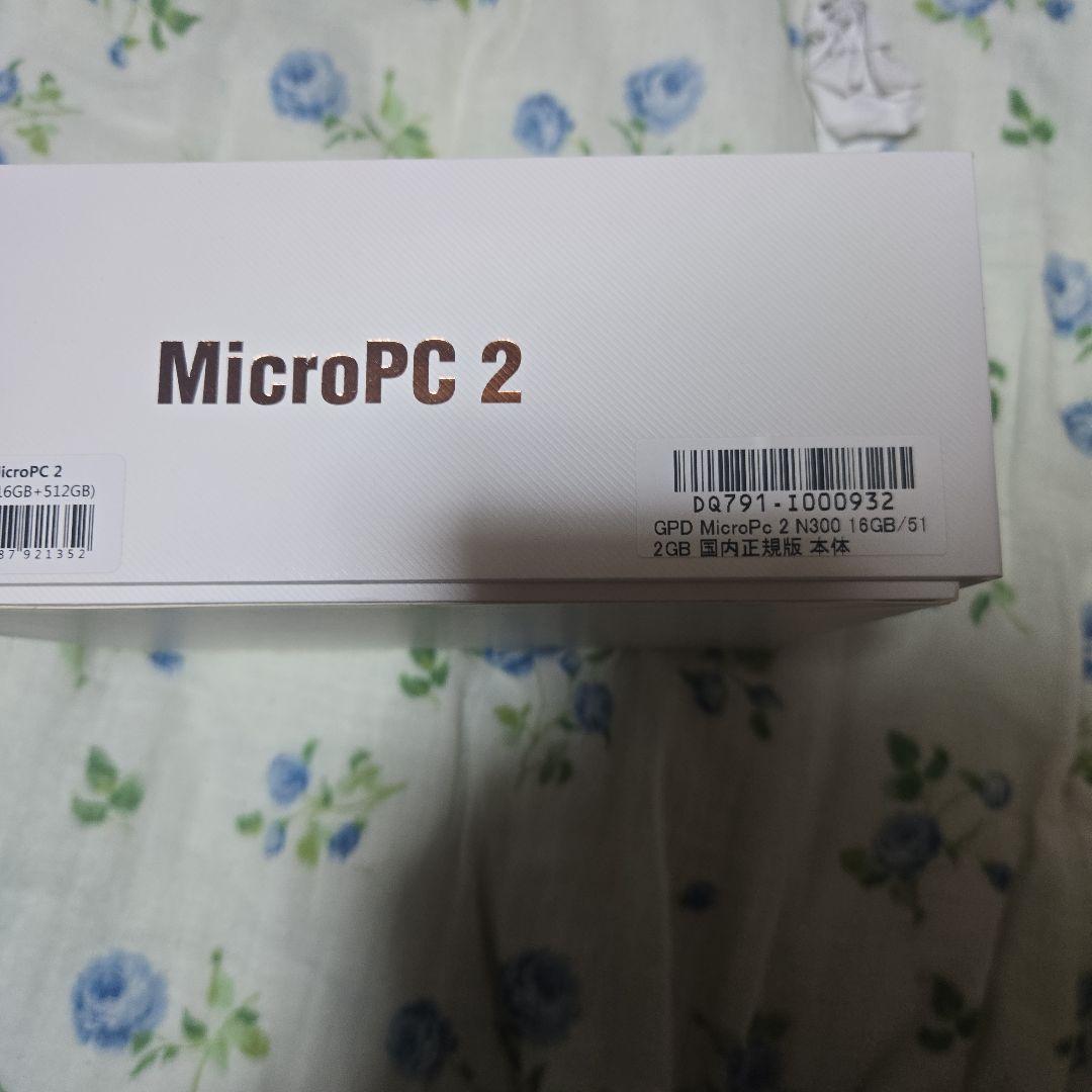 S*）様 GPD MicroPC 2 16GB/512GB GPD MicroPC 2 Mini Laptop PC 7-inch Intel Processor N300 16GB RAM