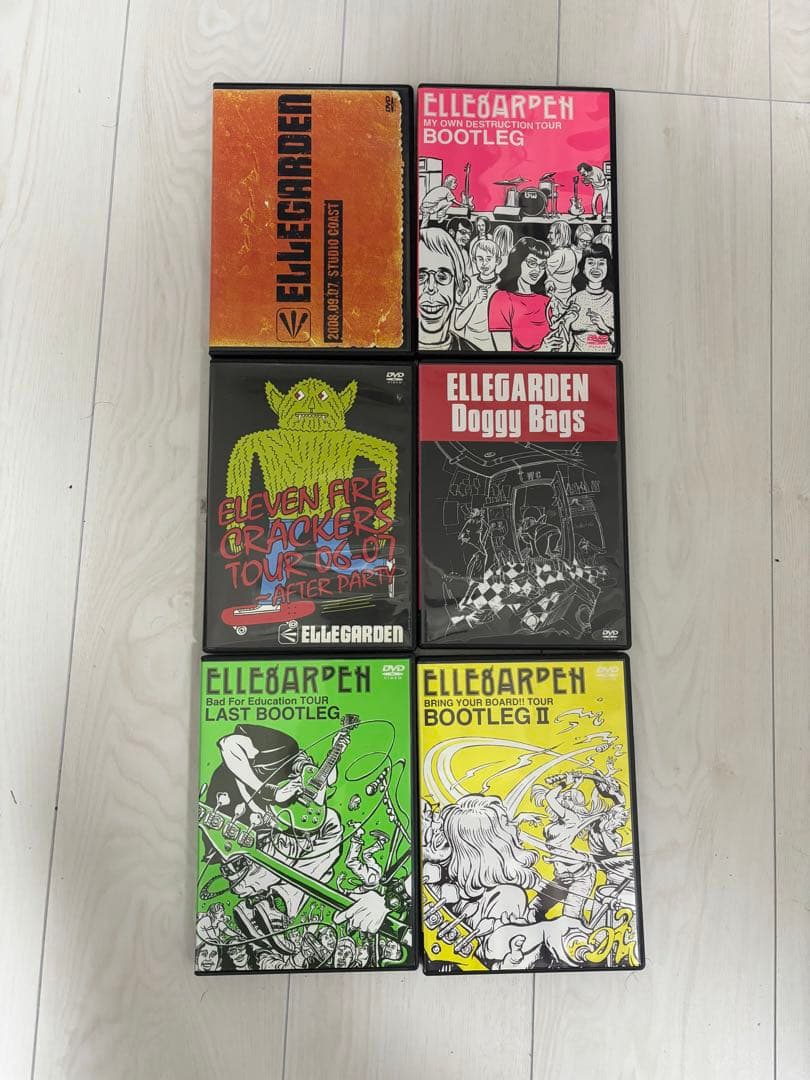 ELLEGARDEN ライブDVD エルレガーデン 6本セット - メルカリ