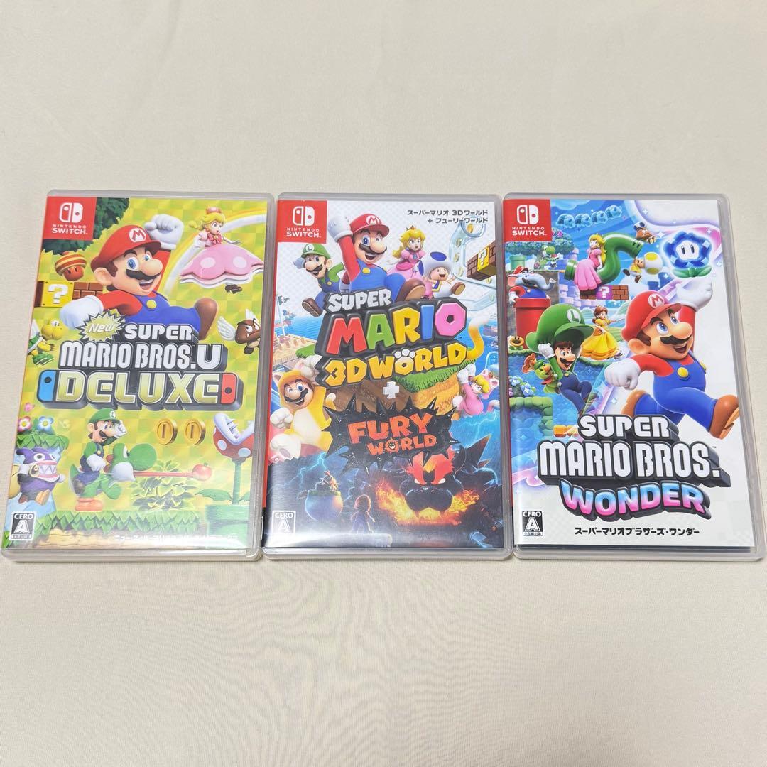 Nintendo Switch スーパーマリオシリーズ 3本セット Switch】スーパーマリオブラザーズ ワンダー | 任天堂 | HAC-P-AQMXA