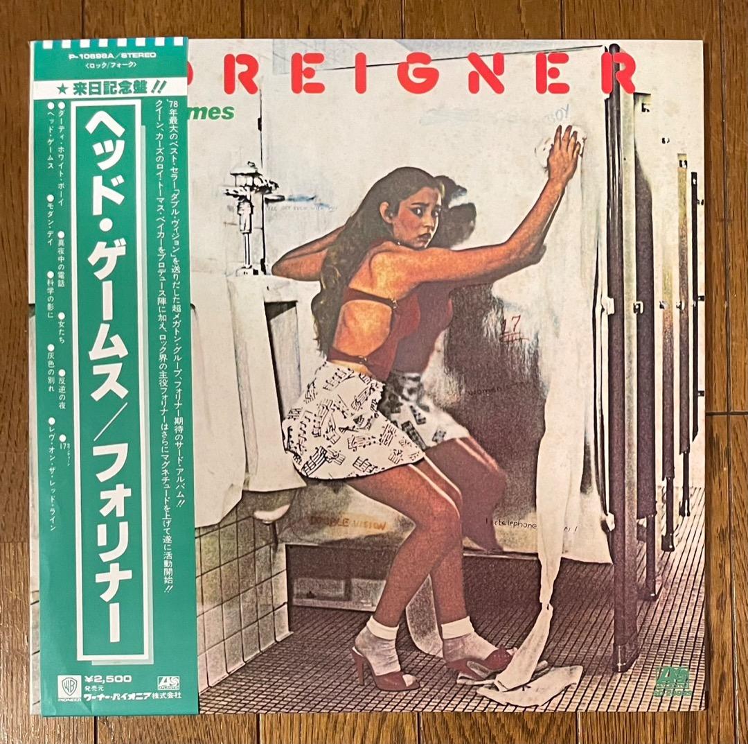 国内初盤 帯付】 FOREIGNER / Head Games【LPレコード】 - メルカリ