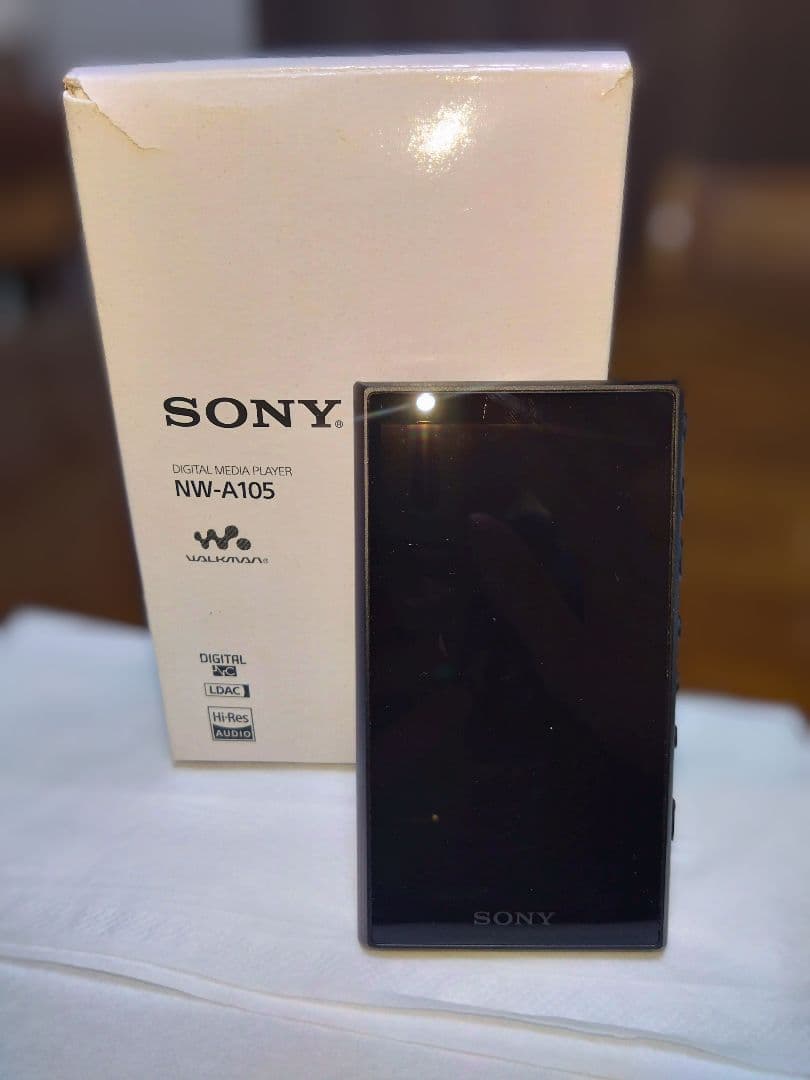 SONYウォークマン NW-A105 16GB 箱、充電コード（純正） SONY WALKMAN NW-A105 純正USBコード付 - メルカリ
