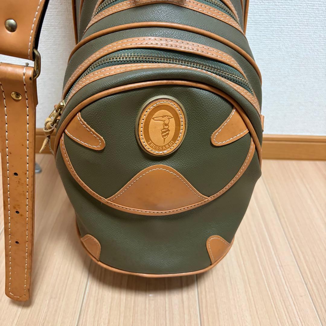 昭和レトロ 希少 ヴィンテージ TRUSSARDI トラサルディ キャディバッグ