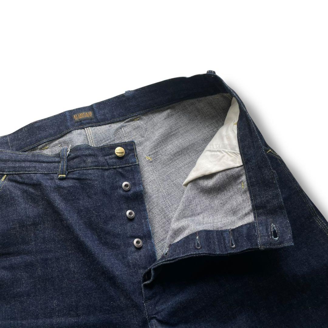 AT LAST アットラスト 212 W36 ワイドシルエット シンチ デニム - メルカリ