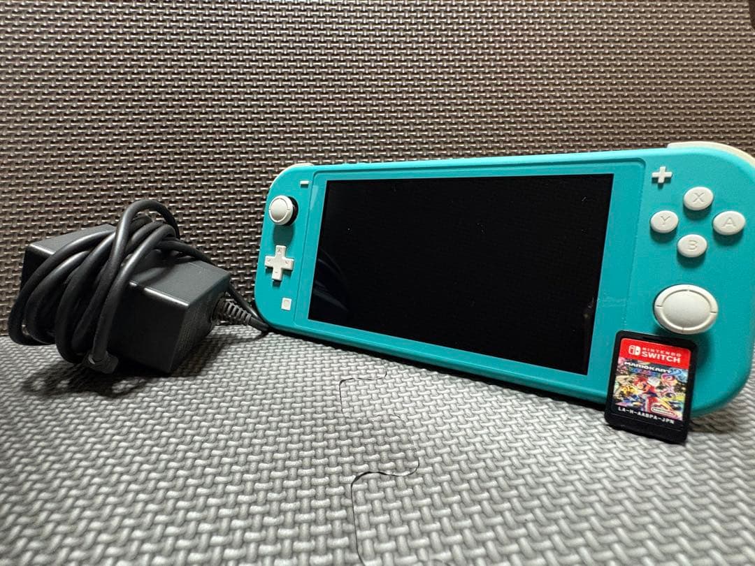Nintendo Switch Liteターコイズ 本体 ジャンク品ソフト付属 arc-online_4902370542943