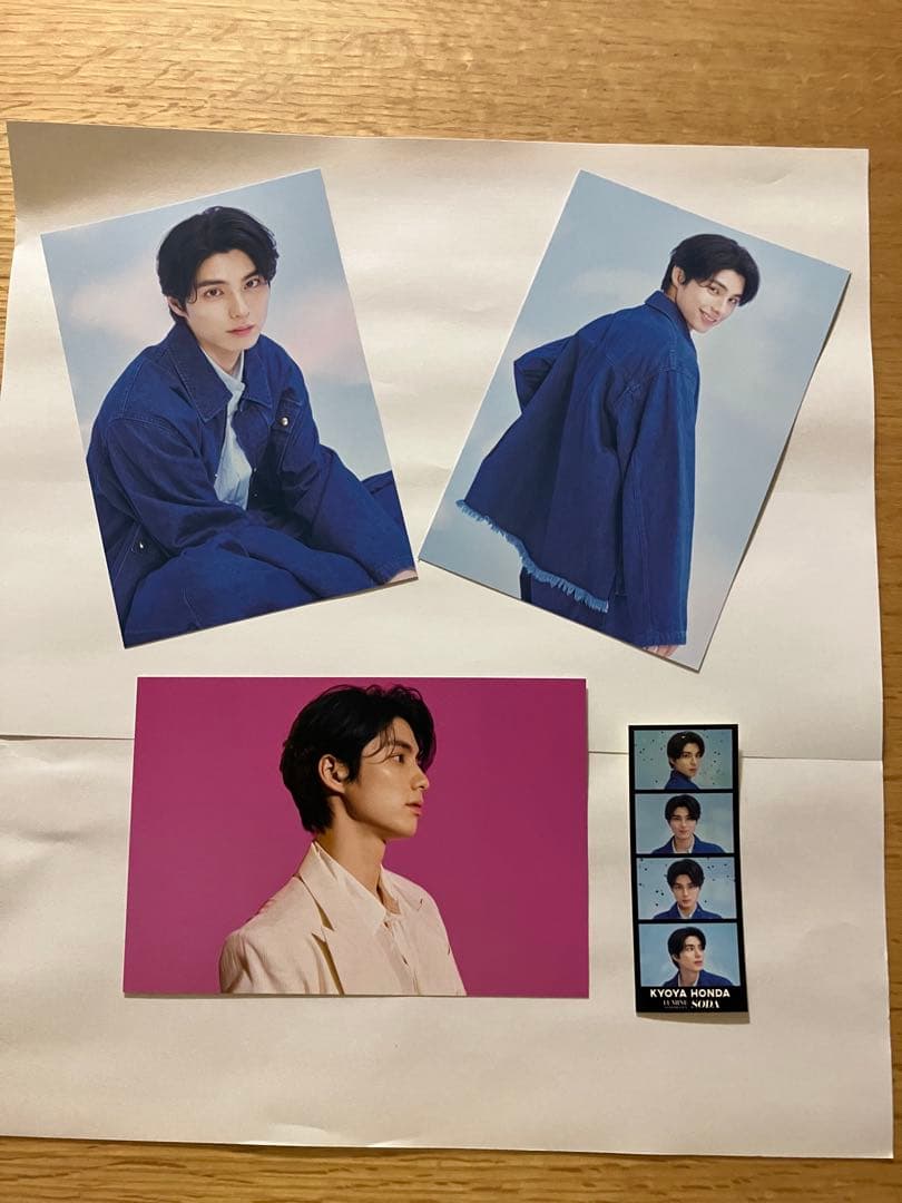 ルミネ横浜✖️本田響矢 第2弾ポストカード3枚とステッカー1枚 - メルカリ