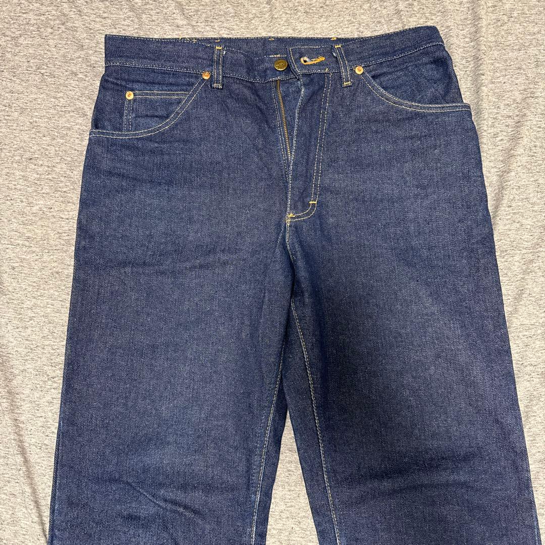 80s Lee 左綾　ブーツカット 80's Lee 202 Regular Fit/Boots Cut ブーツカットデニムパンツ 濃紺