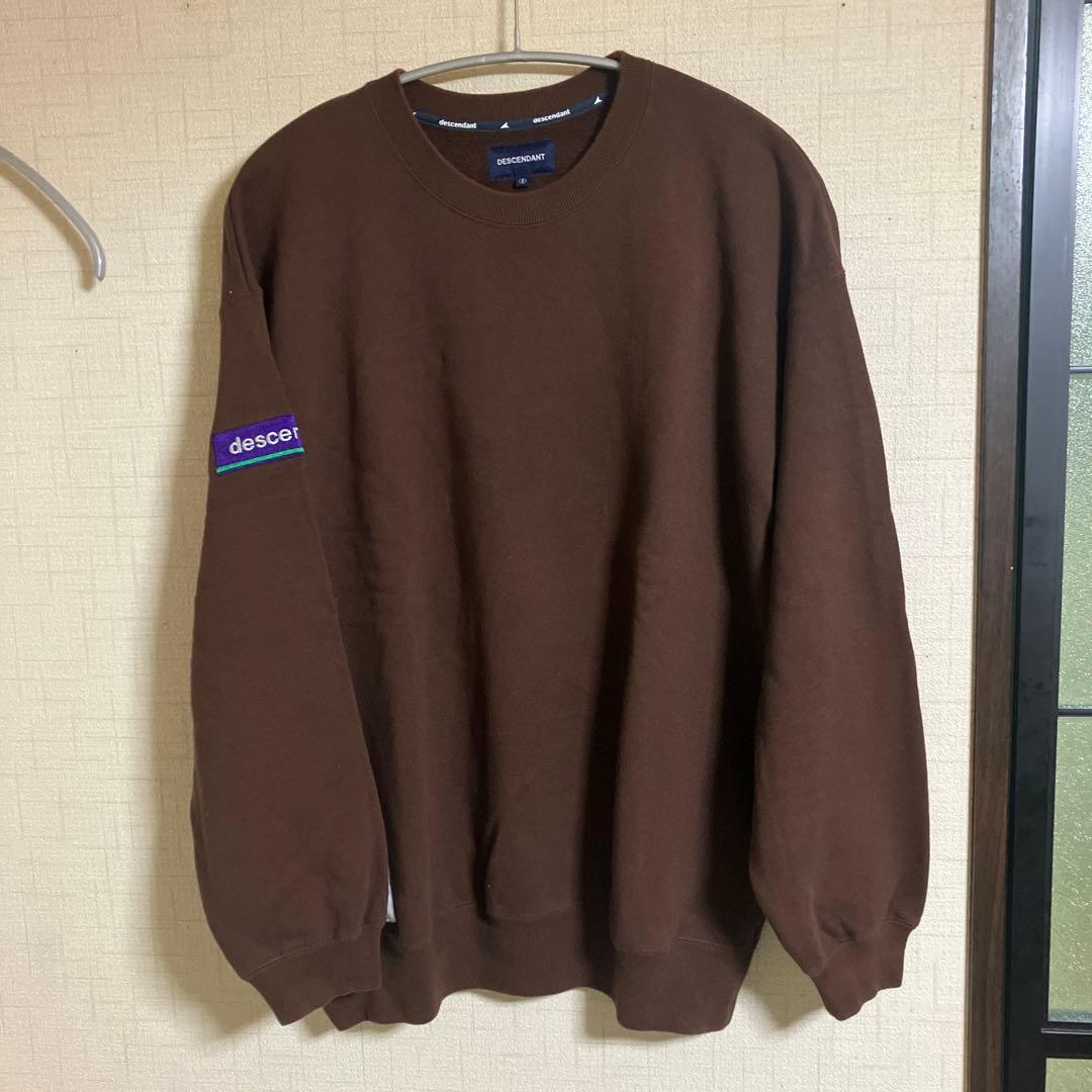 DESCENDANT 24aw HORIZON CREW NECK スウェット DESCENDANT - HORIZON FLEECE CREW NECK / GREEN | Stripe Online Store