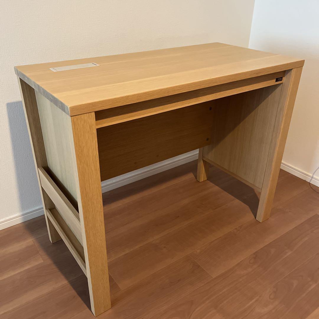 ITOIKI 木製デスク エルコディ YLC-D945-NA 2020/12購入 イトーキ エルコディ レベルアップワゴン 3段 ナチュラルオーク 幅420