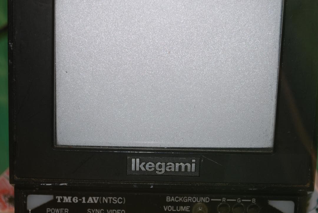 Ikegami6インチカラーモニターTM6-1AV中古動作品の出品です。 - メルカリ