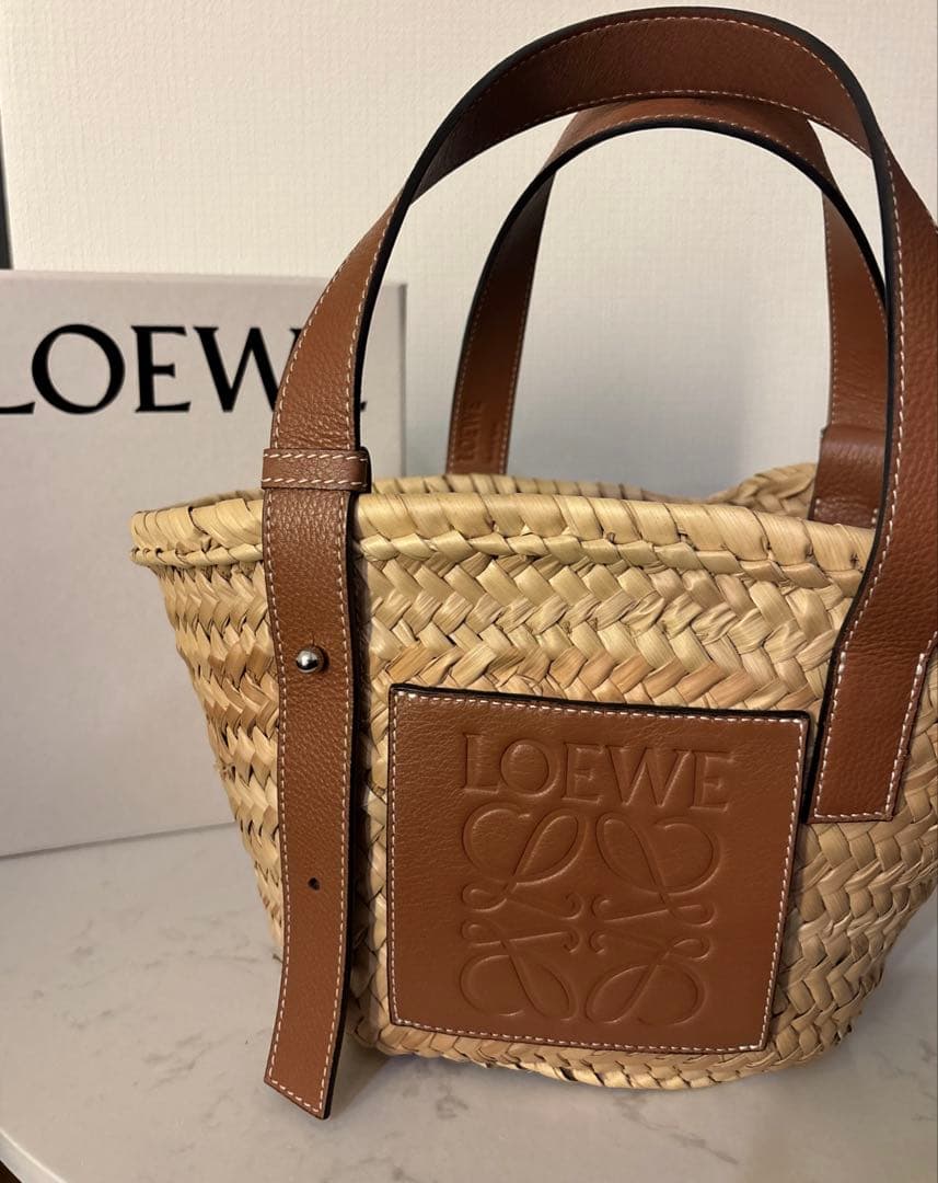 LOEWE ロエベ　バスケットバッグ　スモール　巾着袋付き 楽天市場】ロエベ カゴ バッグ 巾着の通販