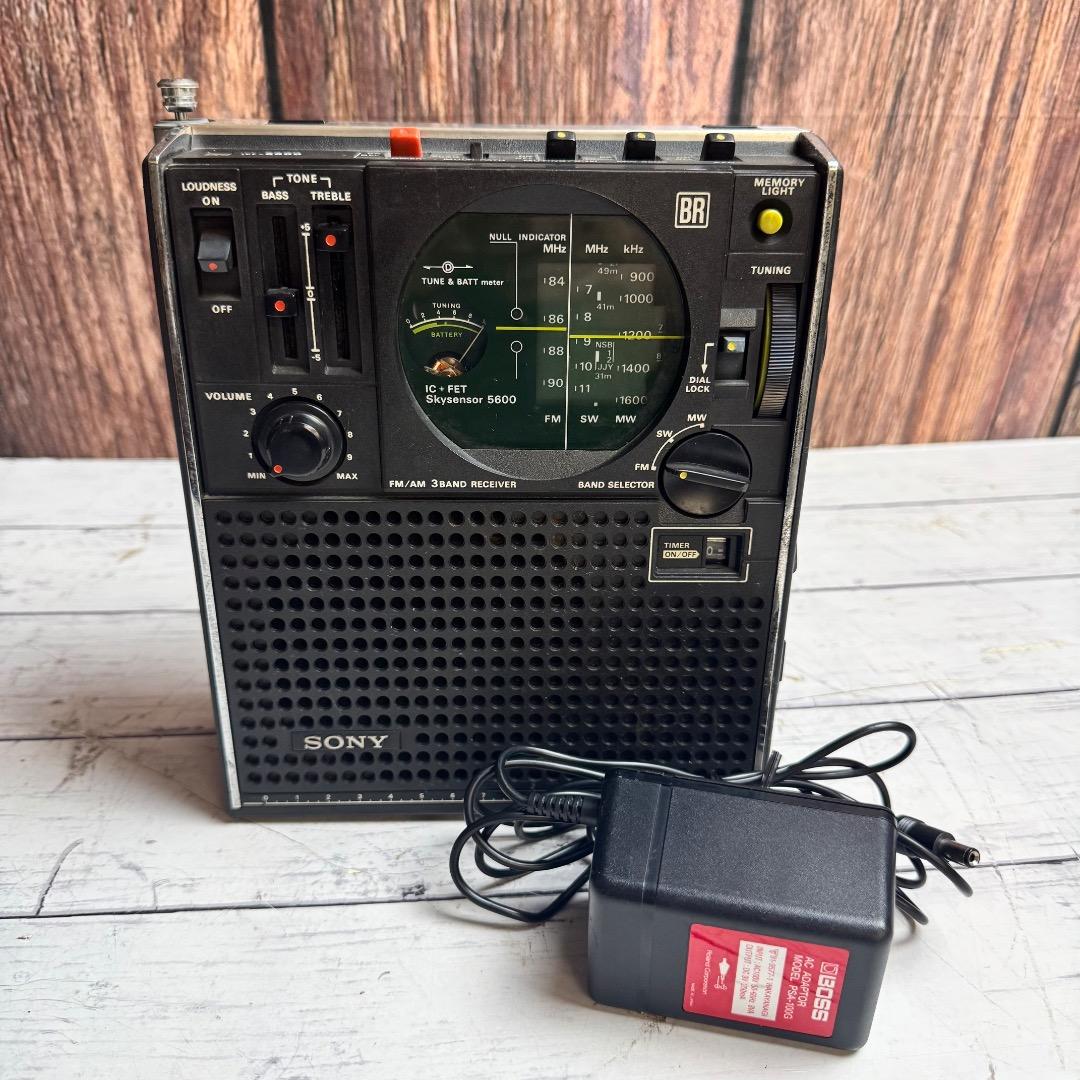 SONY ソニー Skysensor ICF-5600 FM/AM レシーバー Amazon | SONY ソニー ICF-5600 スカイセンサー 3バンドレシーバー FM