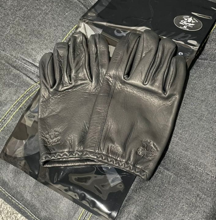 LAMP GLOVES ランプグローブス SHORTY BLACK サイズM - バイクウェア