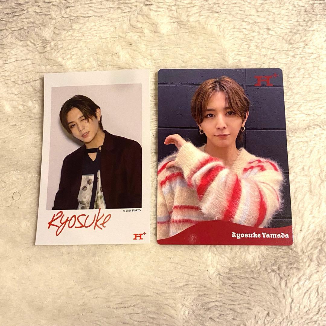 Hey!Say!JUMP H⁺ 通常盤 特典 山田涼介 ソロカード ステッカー - メルカリ