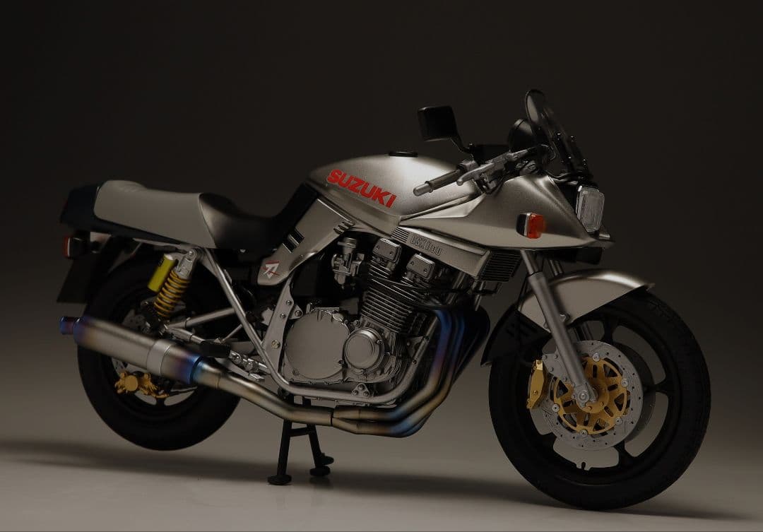 ＊ヒデプリ＊タミヤ 1/12 GSX1100S カタナ 全塗装完成品 タミヤ 1/12 スズキ GSX1100S カタナ 完成 | カズヒラさんの作品