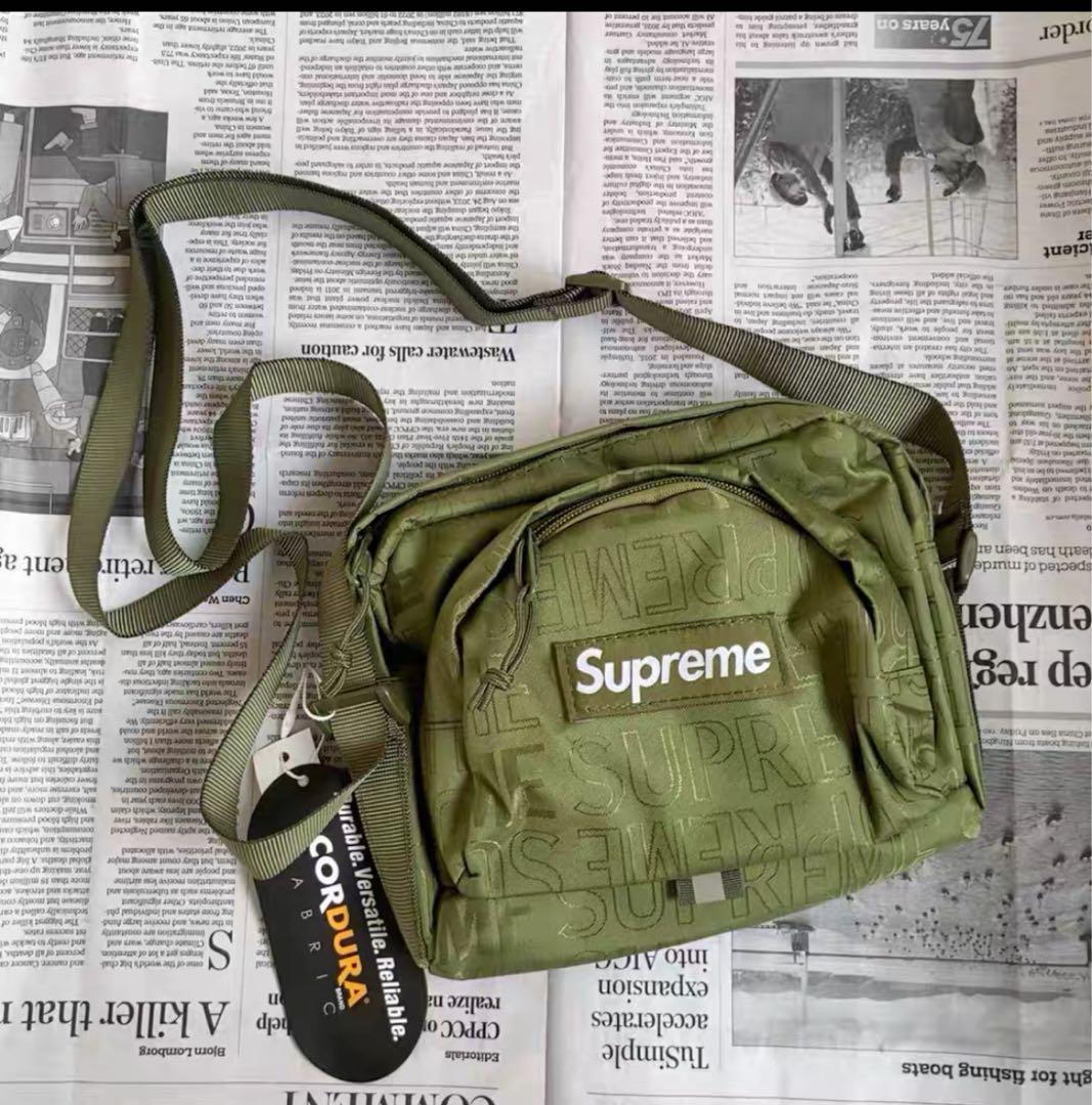Supreme ナイロンショルダーバッグ グリーン Supreme（シュプリーム） Supreme Puffer Side Bag Green パファー