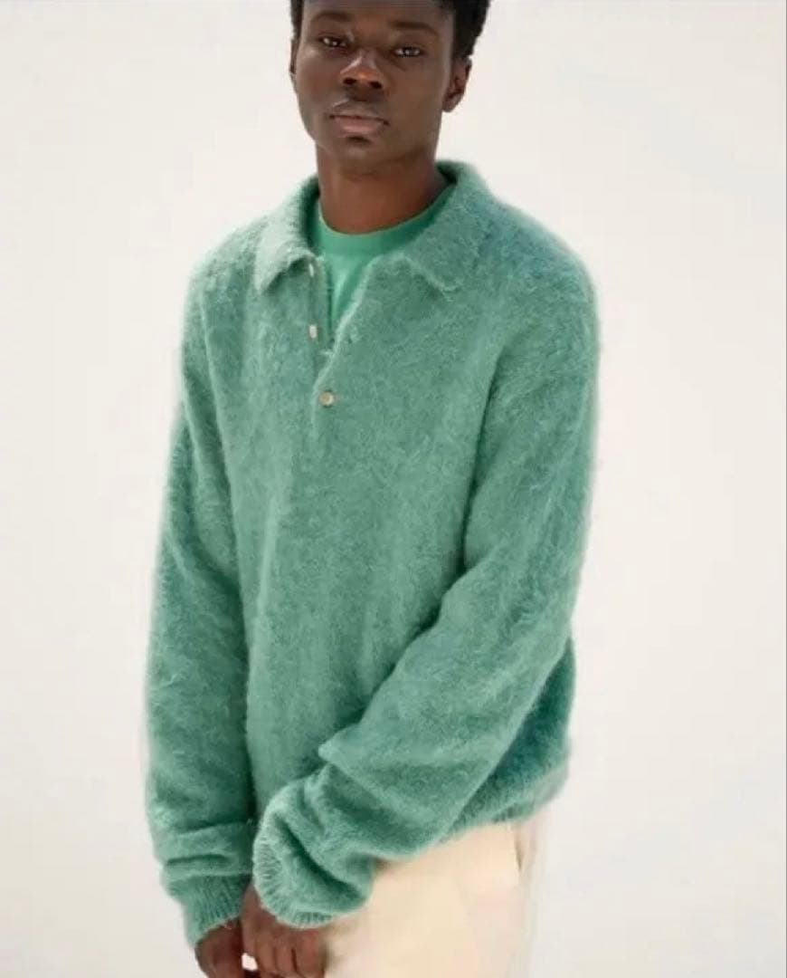 Auralee _BRUSHED SUPER KID MOHAIR KNIT - トップスオンライン ストア