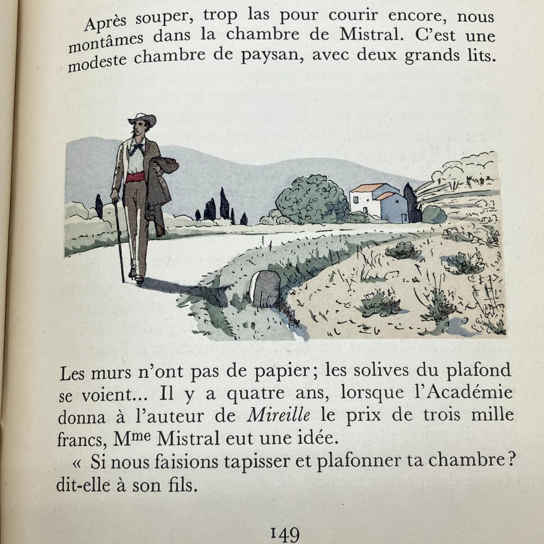 美革装丁 挿絵本 A.E.マルティ 風車小屋便り 1947年 フランス語 限定