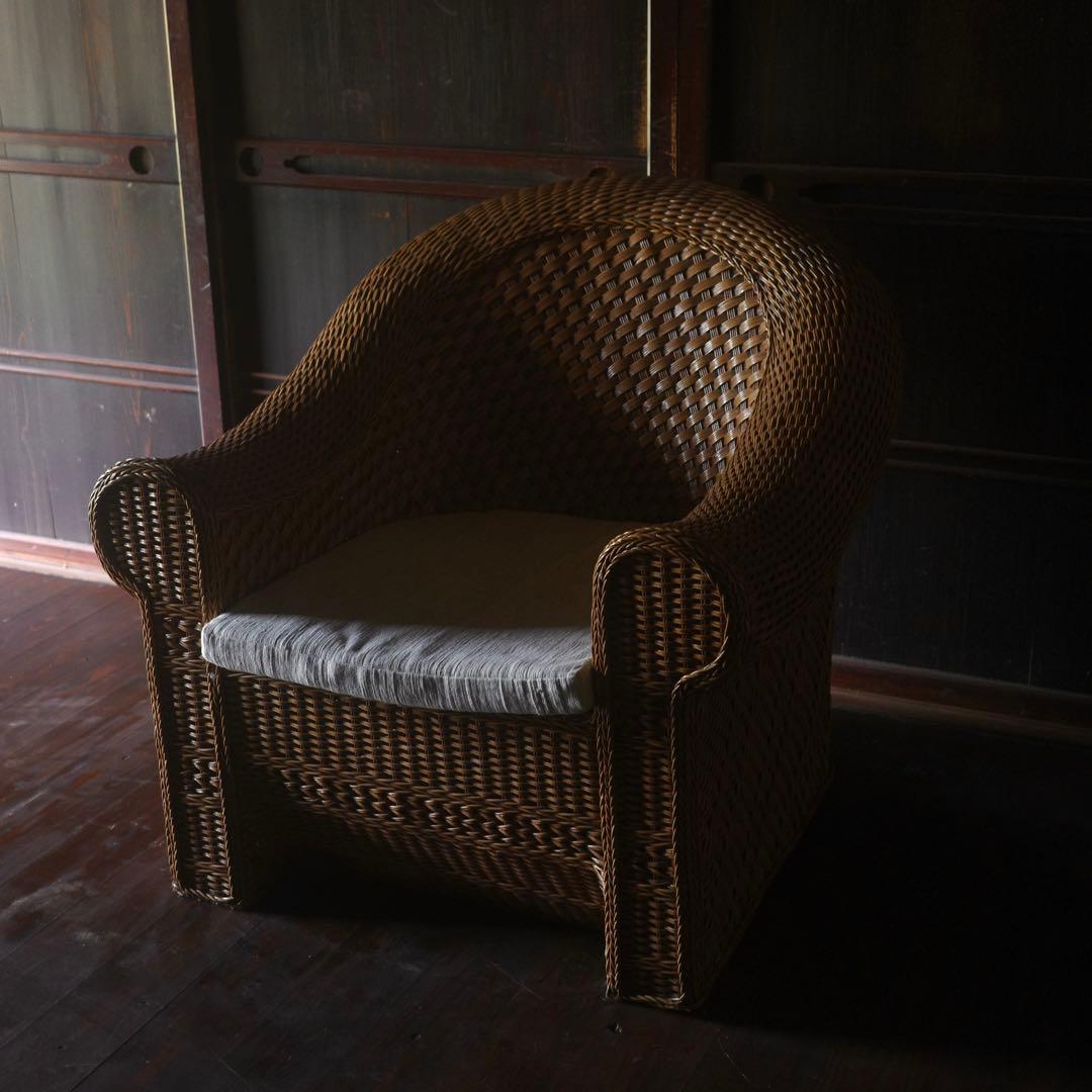 ラタンチェアA (直接引取りのみ・セット割引可) 椅子 古道具 楽天市場】ダイニングチェア ラタンチェア 2脚セット 4脚セット