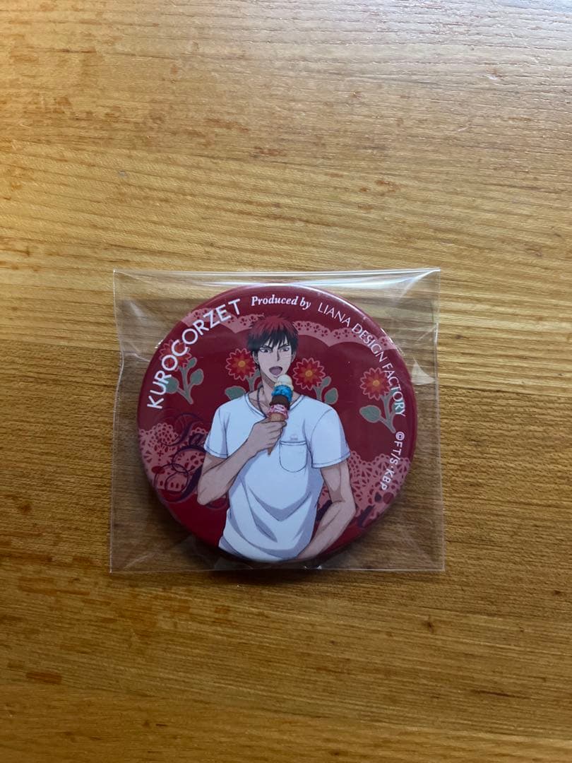 黒子のバスケ KUROCORZET ヴィレヴァン アイス 缶バッジ 火神大我