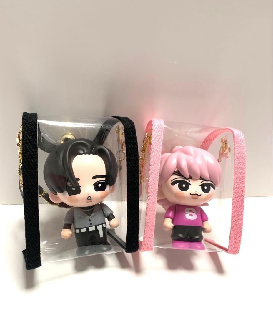 さく様専用 すのチルソフビポーチ ピンク 黒 佐久間大介くん 目黒蓮