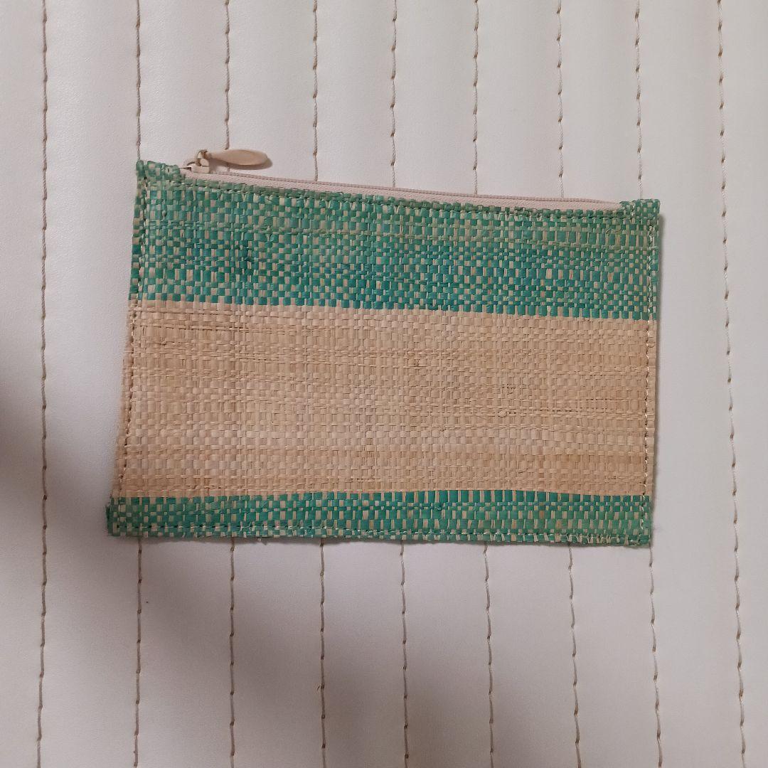 2273 agnes b. イエナマダガスカルトートバッグ ポーチ付 新品未使用