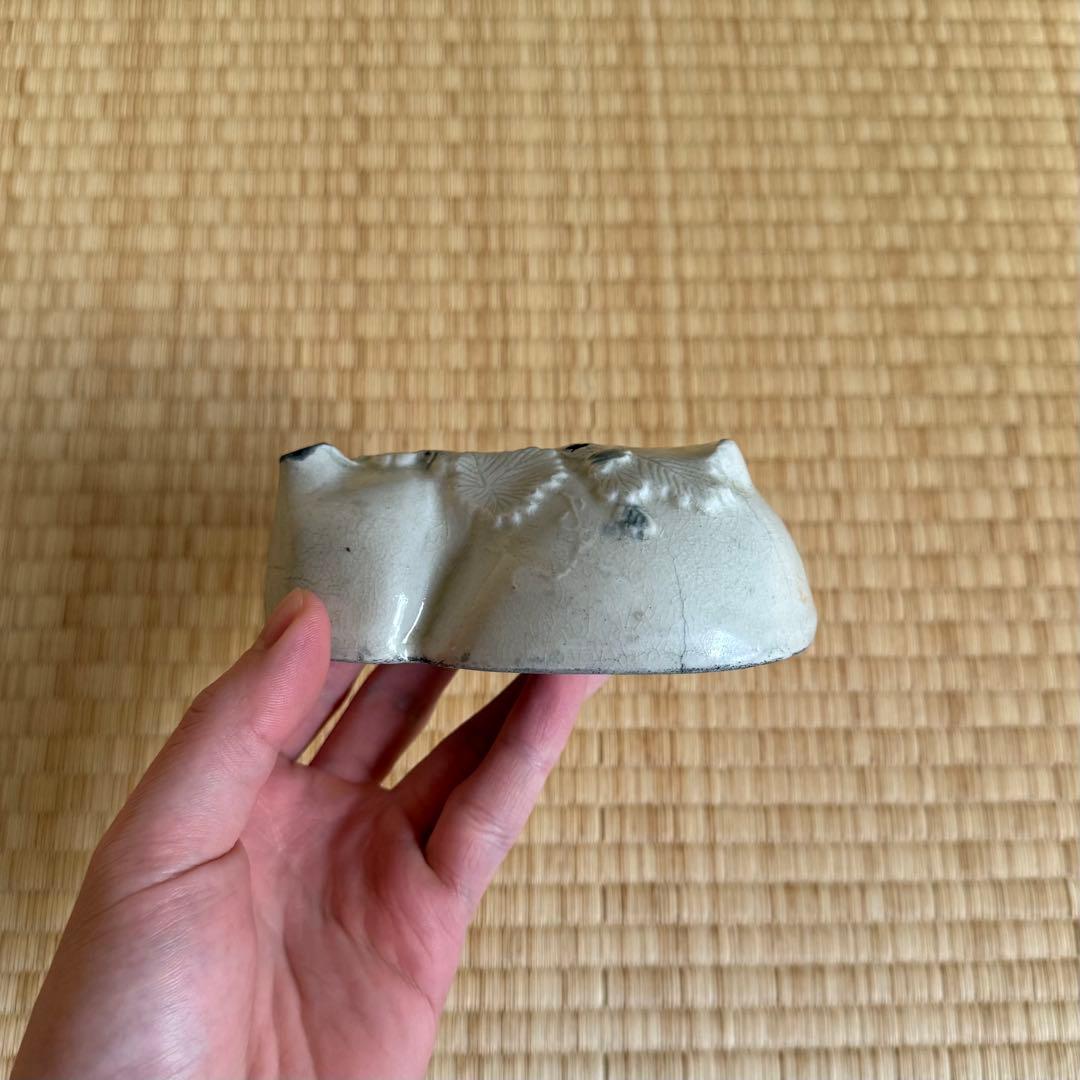 御深井 特大 水滴 瓢箪 江戸時代 発掘品 古伊万里 古瀬戸 美濃 古美術