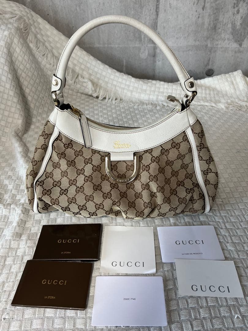 グッチ アビー GGキャンバス ワンショルダーバッグ - メルカリ
