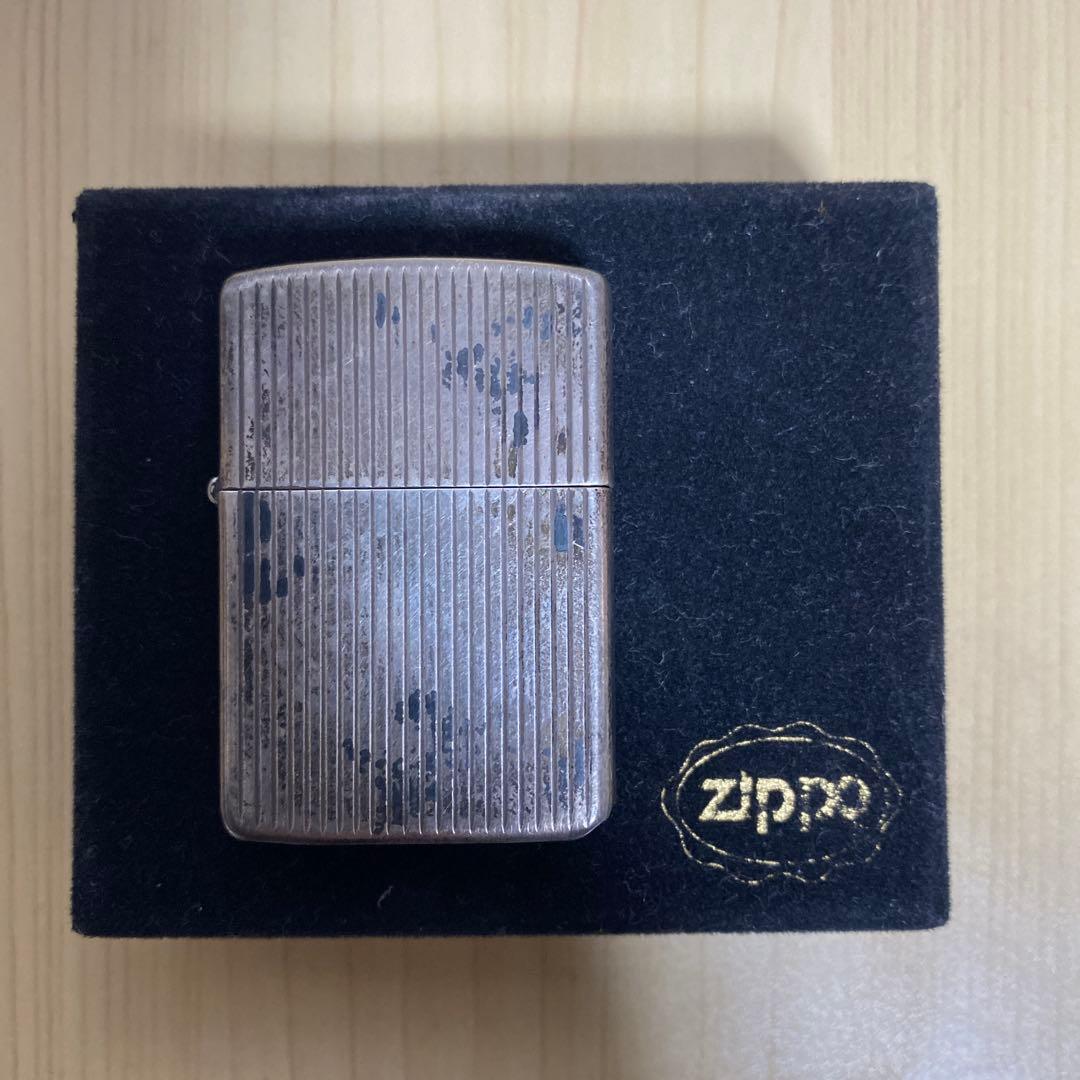 1980年代ZIPPO sterling Encendedor Zippo Classic Antique Silver Plate | OutdoorFeat