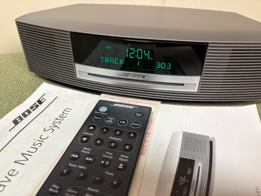 『整備品』BOSE Wave Music System 本体 リモコン 取説 Bose Wave Music System III オーナーズガイド