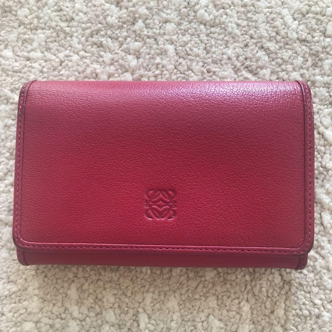 お値下げ　ロエベ 財布 LOEWE（ロエベ） C821TR2X16 LOEWE 三つ折り財布 ANAGRAM TRIFOLD 6