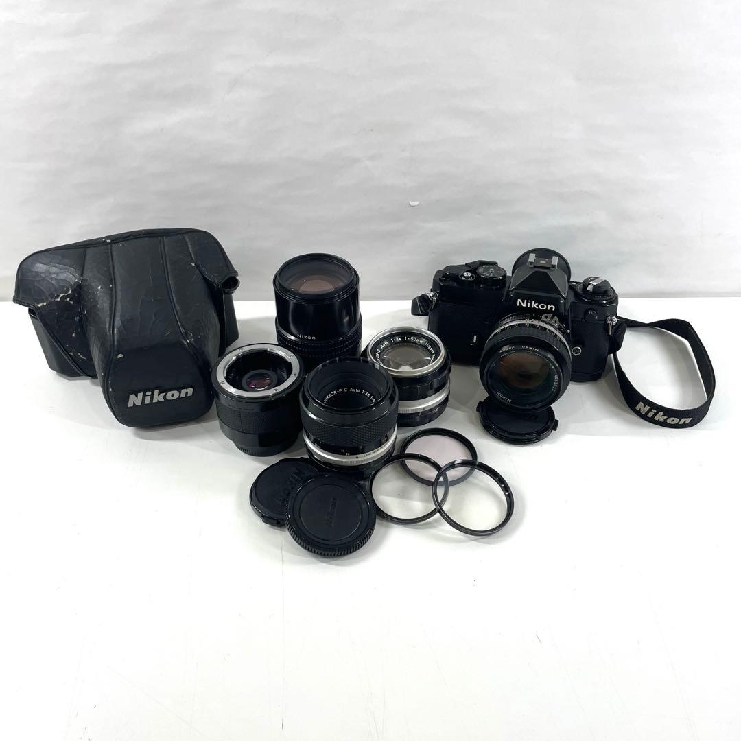 豪華 Nikon FE+一眼レフカメラ Ｆレンズセット 豪華 Nikon FE+一眼レフカメラ Fレンズセット